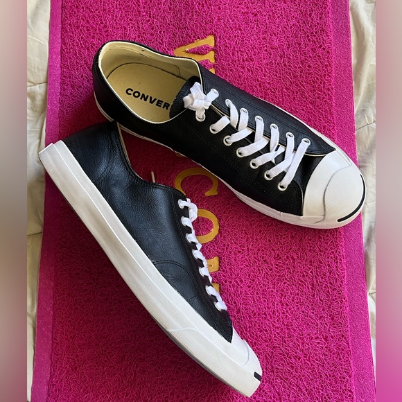 Leather Jack Purcell Converse ~ ❤️ Chuck Taylor’s - Picture 1 of 5